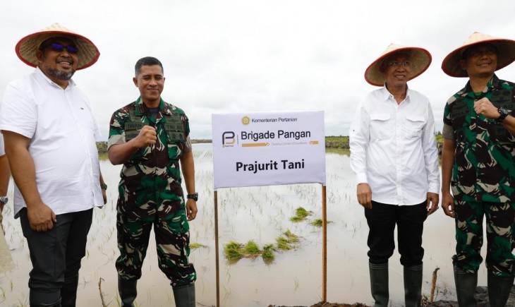 Konsolidasi Brigade Pangan: Langkah Strategis Percepatan Swasembada Pangan dan Regenerasi Petani Milenial. (Foto: Dok. Kementan)