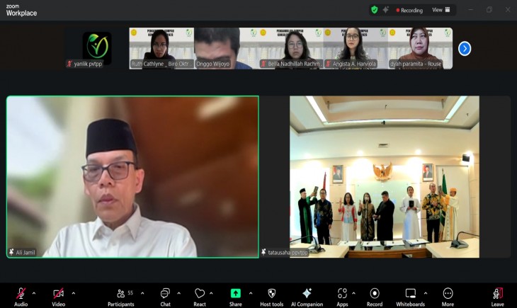 Kementan Lantik 24 Konsultan PVT, Perkuat Sistem Perlindungan Varietas Tanaman Indonesia. (Foto: dok. Kementan)
