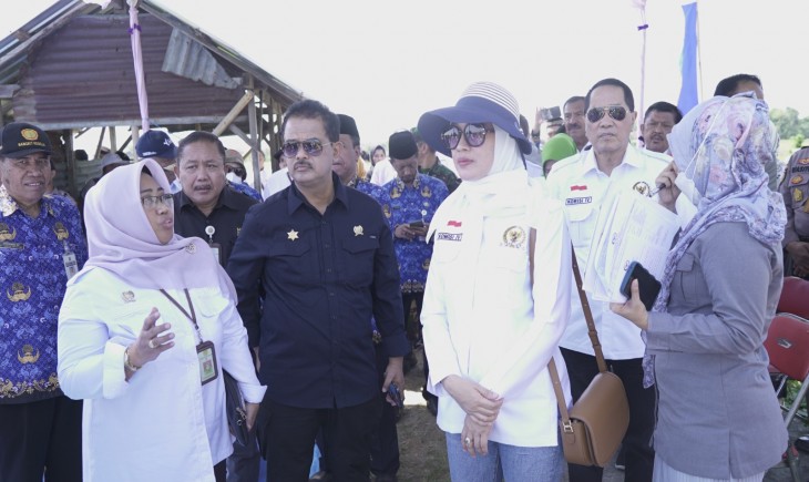 Komisi IV DPR Tinjau Lahan Kedelai Di Demak. (Dok. Kementan)