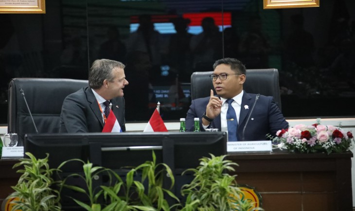 Dari Lumbung Padi ke Teknologi Greenhouse: RI-Belanda Resmikan Era Baru Pertanian Berkelanjutan. (Foto: dok. Kementan)