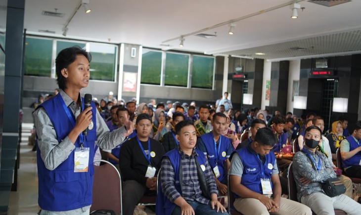 Foto : Bootcamp Young Ambassador Agriculture dan Duta Polbangtan/PEPI 2023, 115 peserta berkesempatan mengunjungi Pusat Informasi Agribisnis (PIA) Kementan pada Senin (27/02).