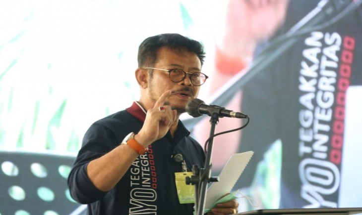 Foto : Menteri Pertanian Syahrul Yasin Limpo.