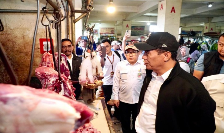Mentan Amran: Rumah Potong Hewan. Dilarang Naikkan Harga Daging. (Foto: dok. Kementan)