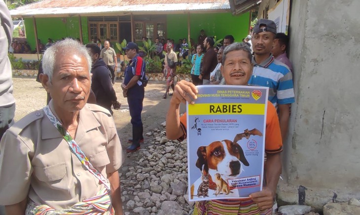 Kementerian Pertanian Kirimkan bantuan Vaksin Rabies di Kabupaten Timor Tengah Selatan (TTS). (Dok. Kementan)
