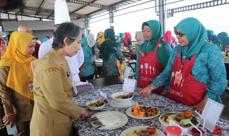 Pemkab Cilacap menggelar lomba masak ikan untuk tingkatkan konsumsi ikan di wilayahnya (Humas Pemkab Cilacap)