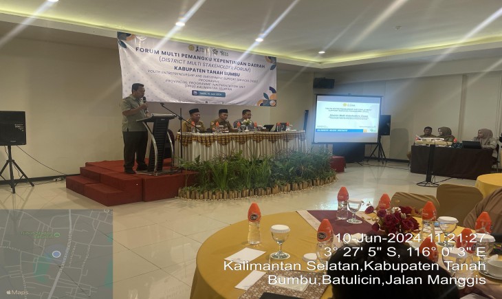 Forum DMSF digelar di Ebony Hotel, Batulicin, Tanah Bumbu, pada Senin (10/06/2024), (Foto: Dok. Kementan)