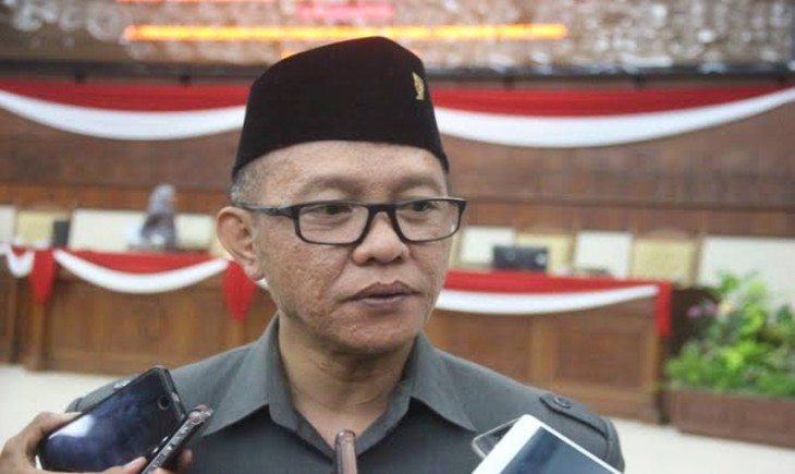 Wakil Ketua DPRD Kaltim Muhammad Samsun saat diwawancarai pewarta. (DPRD Kaltim)