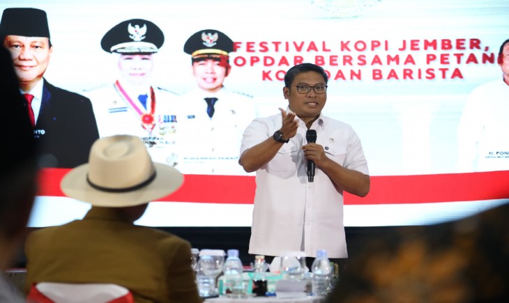 Festival Kopi Jember, Sudaryono Ungkap Dosa Besar Ini Jika Tak Penuhi Mau Petani. (Foto: dok. Kementan)