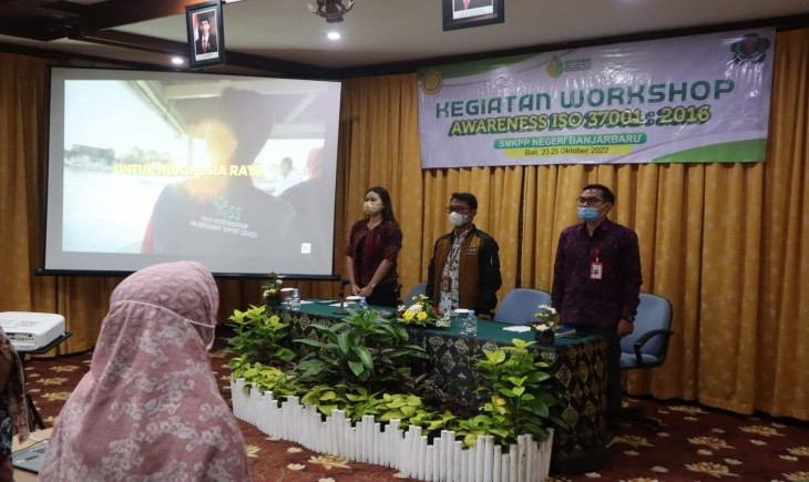 Foto : Workshop Awareness ISO 37001:2016 tentang Sistem Manajemen anti suap di Hotel Inna Kuta Bali, (23/10).