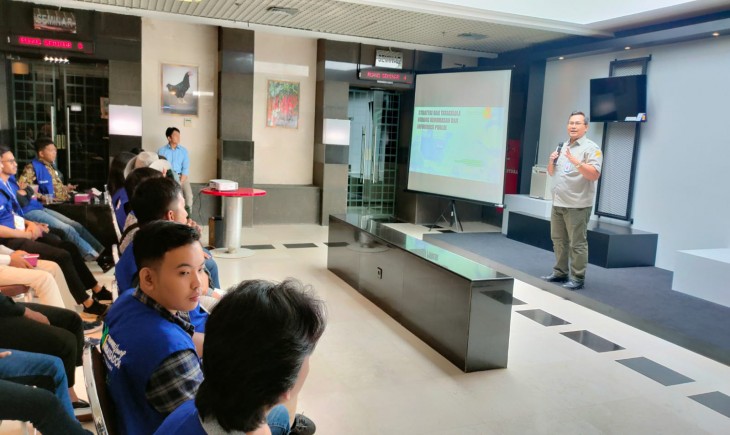 Foto : Kunjungan peserta Young Ambasador Agriculture dan Duta Polbangtan di Gedung Pusat Informasi Agribisnis (PIA) .