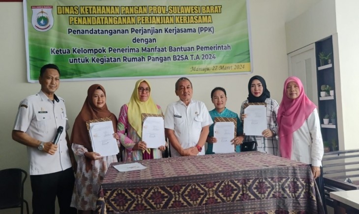 Lauching rumah pangan (Pemprov Sulbar)