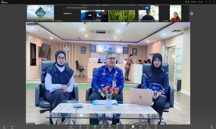 Kepala Pusat Penyuluhan Pertanian (Kapusluhtan) Tedy Dirhamsyah pada acara Ngobrol Asyik (Ngobras) Penyuluhan, Selasa (17/06/2025). (Foto: dok. Kementan)