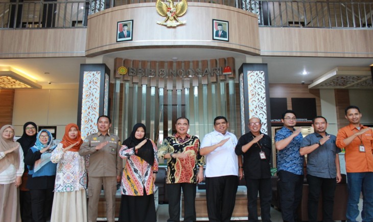 Dewan Pengawas BLU bersama Tim Pengelola BLU BBIB Singosari mengadakan Rapat Dewan Pengawas BLU di BBIB Singosari. (Foto : BBIB Singosari)