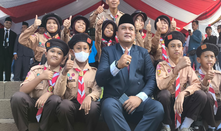 Foto:  Bupati Bogor Rudy Susmanto mengumumkan rencana kebijakan baru di sektor pendidikan yang mulai diberlakukan dalam waktu dekat.