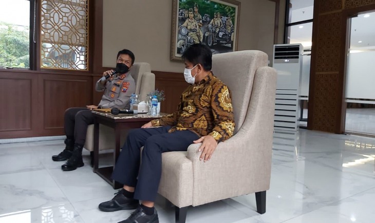 Foto : Kepala Barantan secara Khusus Lakukan Audiensi ke Kepala Kepolisian Daerah Jawa Timur.