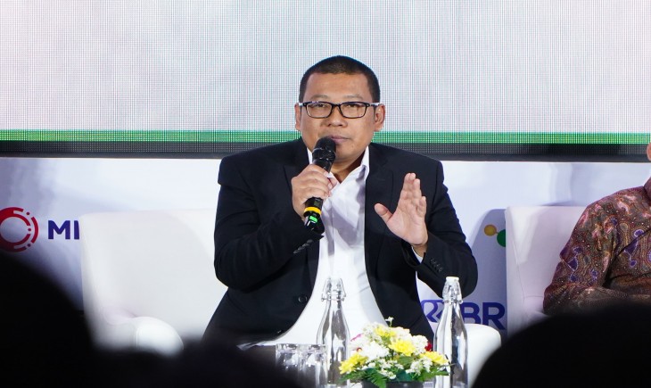 Kepala Badan Pangan Nasional/National Food Agency (NFA) Arief Prasetyo Adi dalam suatu panel diskusi di Jakarta pada Rabu (9/10/2024). (Foto: Dok. Kementan)
