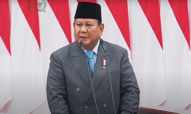 Presiden Prabowo dalam Sidang Tahunan MPR RI dan Sidang Bersama DPR RI & DPD RI di Komplek Gedung MPR/DPR/DPD, Jakarta, Jumat (15/8/2025). (Foto: dok. Kementan)