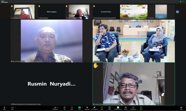 Mentan Sapa Petani dan Penyuluh (MSPP) edisi ke-31 yang digelar secara daring, Jumat (26/9/2025). (Foto: dok. Kementan)