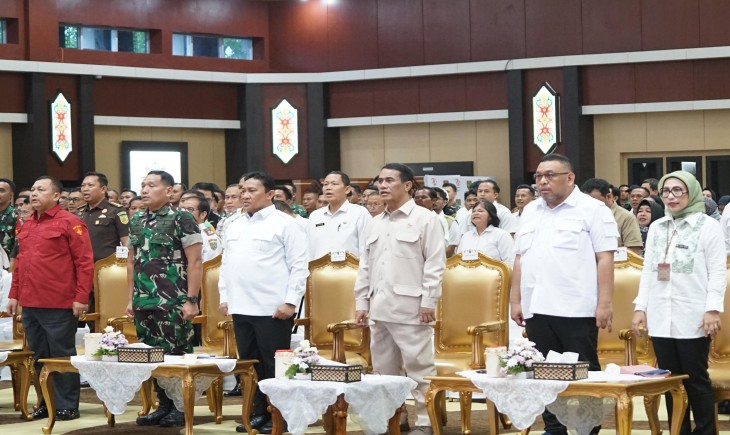 Mentan Amran usai Rakor Luas Tambah Tanam di Palangka Raya, Kalimantan Tengah, Rabu (19/3/2025). (Foto: Dok. Kementan)