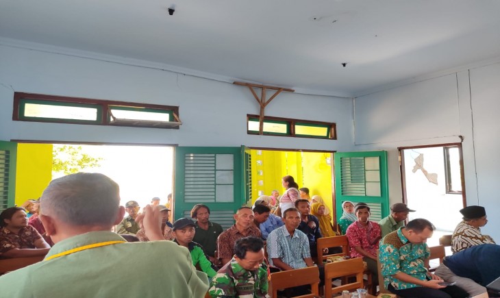 Bimtek kepada petani untuk mengamankan pertanaman pada musim tanam berikutnya dari serangan hama. (Foto: Dok. Kementan)