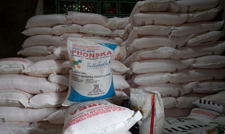 Foto : Pupuk bersubsidi. Sumber Foto : republika.co.id.