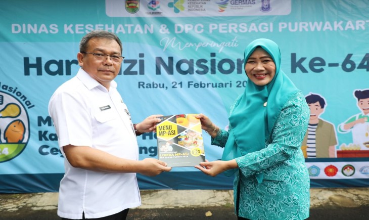 Pj Bupati Purwakarta Benni Irwan tekankan pentingnya gizi MP ASI demi cegah stunting. (Diskominfo Purwakarta)