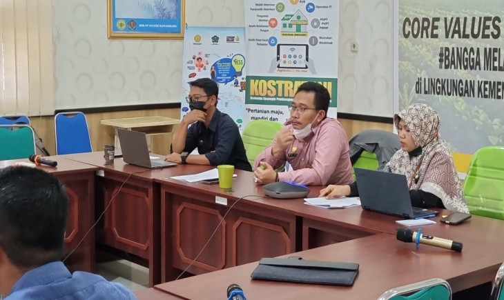 Foto : SMKPP Kementan Lakukan Audit Surveillance ISO SMAP 37001:2016.