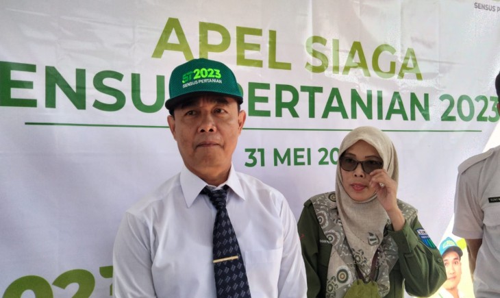 Kabid Perlindungan dan pelayanan usaha Distanhorbun Kabupaten Bogor (Egi/Pangannews.id)