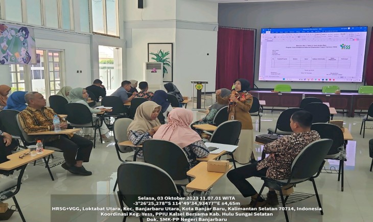 SMK-PPN Banjarbaru Kembali melaksanakan koordinasi bersama Dinas Pertanian Kab. Hulu Sungai Selatan (HSS). (Foto : SMK-PP Banjarbaru)