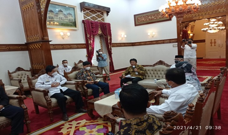 Foto : Kementan Gelar Rapat Terbatas dengan Pemerintah Provinsi Aceh.