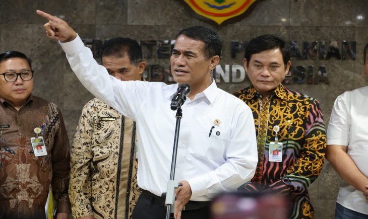 Mentan Amran: Pangan Kita Siap Hadapi Geopolitik Global dan Tantangan Iklim. Kementan Perkuat Pengamanan. (Foto: dok. Kementan)