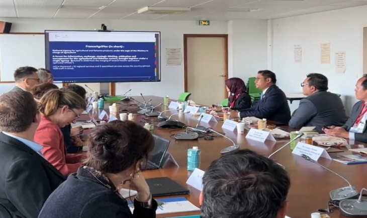 Wakil Menteri Pertanian Republik Indonesia, Sudaryono, melakukan kunjungan resmi ke Paris, Perancis. (Foto: Dok. Kementan)