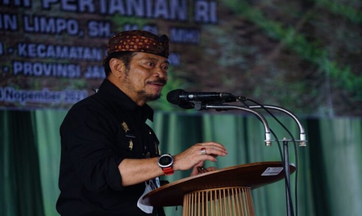 Foto : Menteri Pertanian, Syahrul Yasin Limpo. Sumber Foto : Monitor