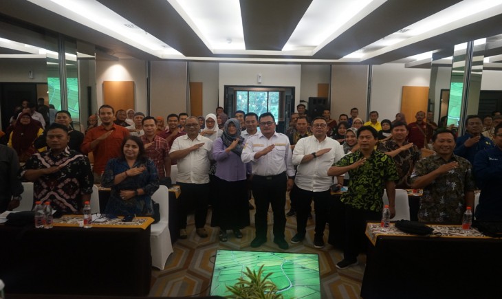 Rapat Koordinasi Percepatan Kegiatan CSA SIMURP Komponen A Tahun 2023, Rabu (23/5/2023) di Serpong. (Foto : Dok. Kementan)