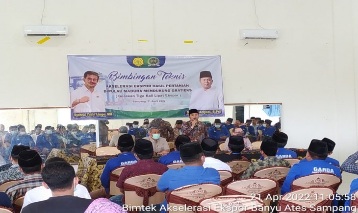 Foto : Bimtek yang Diikuti Oleh 100 Petani Asal Kabupaten Sampang .