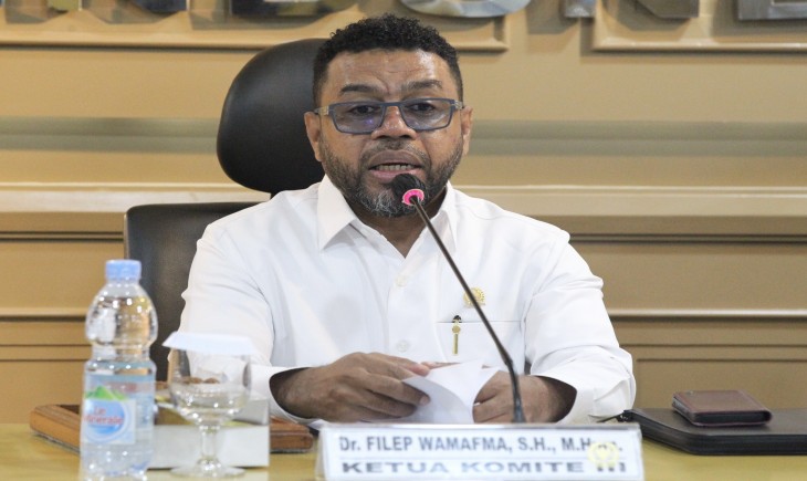 Ketua Komite III DPD RI Filep Wamafma. (Foto: dpd.go.id)