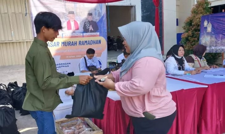 Pemkot Depok gelar pasar murah. (IST)
