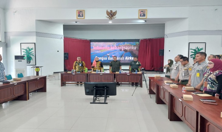 Program Upaya Khusus (Upsus) Antisipasi Darurat Pangan Provinsi Kalimantan Selatan (Kalsel) menggelar Rapat Koordinasi Percepatan LTT dan PAT padi Provinsi Kalsel. (Foto: Dok. Kementan)
