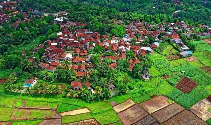 Pembangunan desa di Indonesia. (Foto : Website Kab. Ciamis)