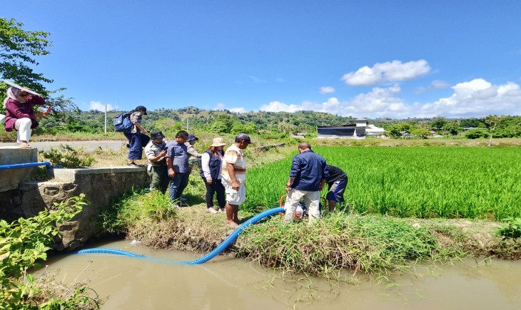 Mentan Masifkan Pompanisasi Hadapi Kekeringan Panjang. (Foto: Dok. Kementan)