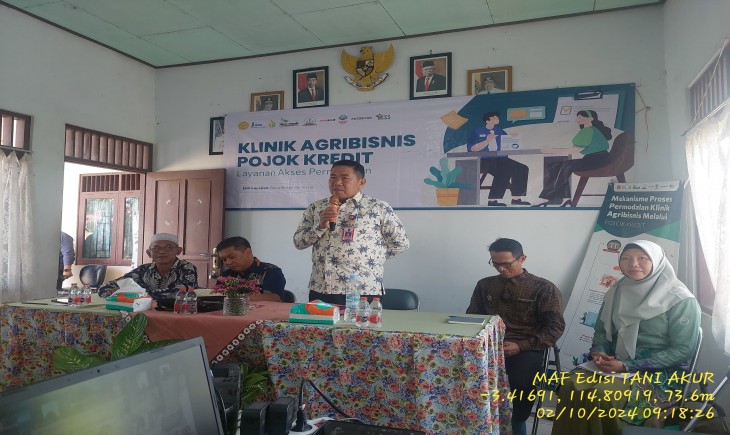 Kementan Ajak Pemerintah Desa dan Lembaga Keuangan Desa Bantu Permodalan Petani Muda Kab. Banjar. (Foto: Dok. Kementan)