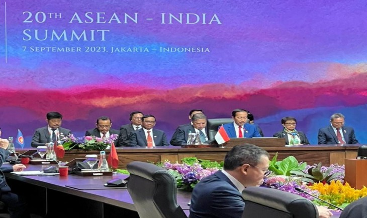 Presiden dalam keteranganya usai memimpin KTT ke-43 Asean di Jakarta, Kamis kemarin, 7 September 2023.