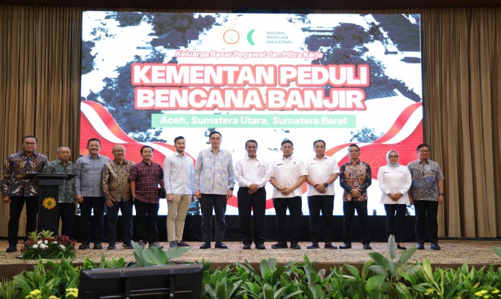 Kolaborasi Kementan Dan Stakeholder Himpun Donasi Rp 75 Miliar Untuk Korban Bencana Banjir. (Foto: dok. Kementan)