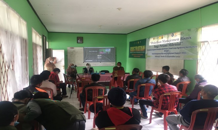 Foto : Kementrian Pertanian Ajak Petani Milenial Berorientasi Bisnis.