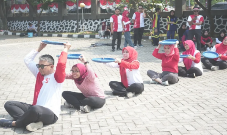 Diskominfo Kabupaten Bogor gelar kegiatan lomba antar bidang yang berlangsung di halaman kantor Diskominfo Kabupaten Bogor, Jumat (16/8/24). (Foto: diskominfo.bogorkab)