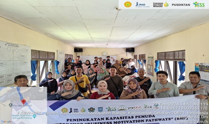 Program YESS menggelar pelatihan Business Motivation Pathway Bagi Pemuda Tani yang dikelola oleh District Implementation Team (DIT). (Foto: Dok. Kementan)