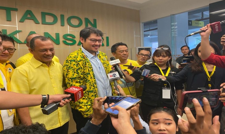 Anggota DPR RI Ravindra Airlangga saat menghadiri festival Lomba Masak di Bogor (Pangannews.id/egi)