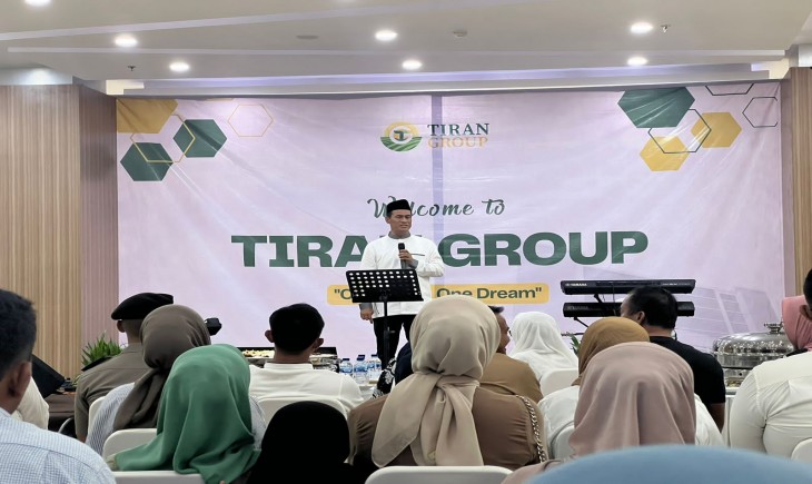 Mentan Amran pada acara makan malam bersama di gedung AAS Building di Makassar, Sabtu 28/10/2023.