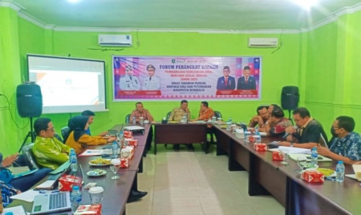 Pertemuan FPD yang diselenggarakan oleh Dinas TPHP Kabupaten Bengkalis. (Pemkab Bengkalis)