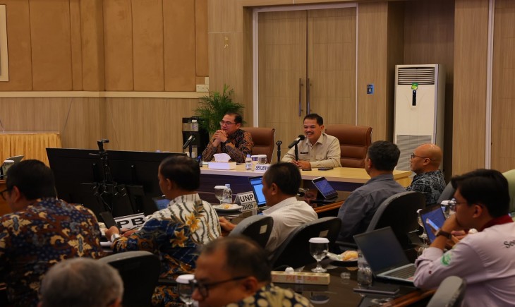 Wamentan Alim saat pertemuan di Bogor, Jumat (30/10). (Foto: Kementan)